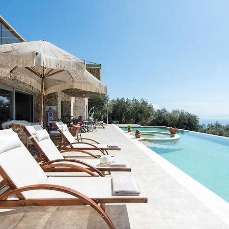 Summerwine Luxury Villa Sea View Private Pool Szpartílasz Kültér fotó