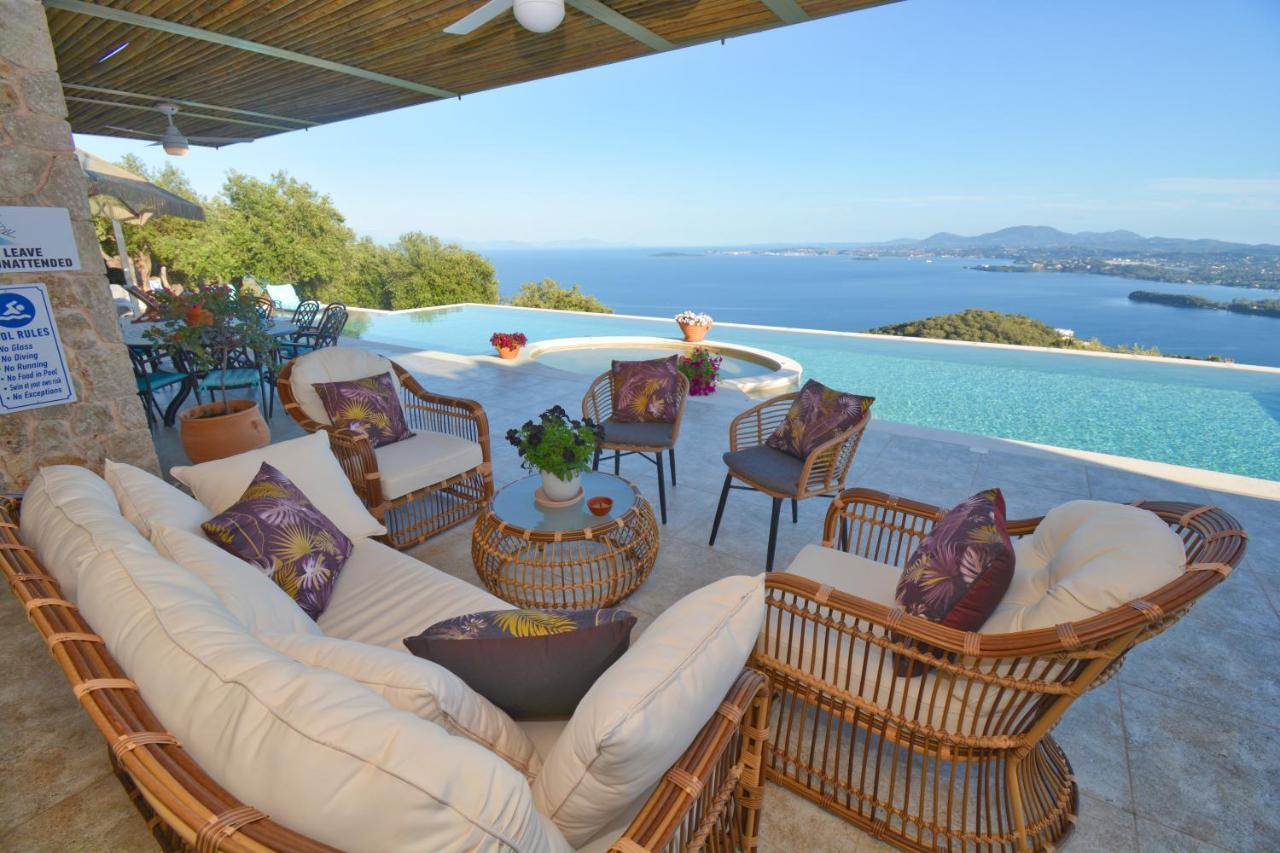 Summerwine Luxury Villa Sea View Private Pool Szpartílasz Kültér fotó
