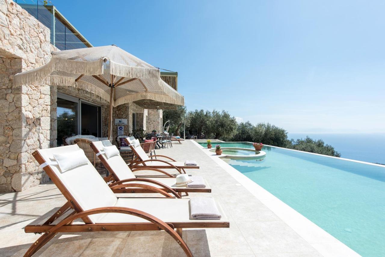 Summerwine Luxury Villa Sea View Private Pool Szpartílasz Kültér fotó