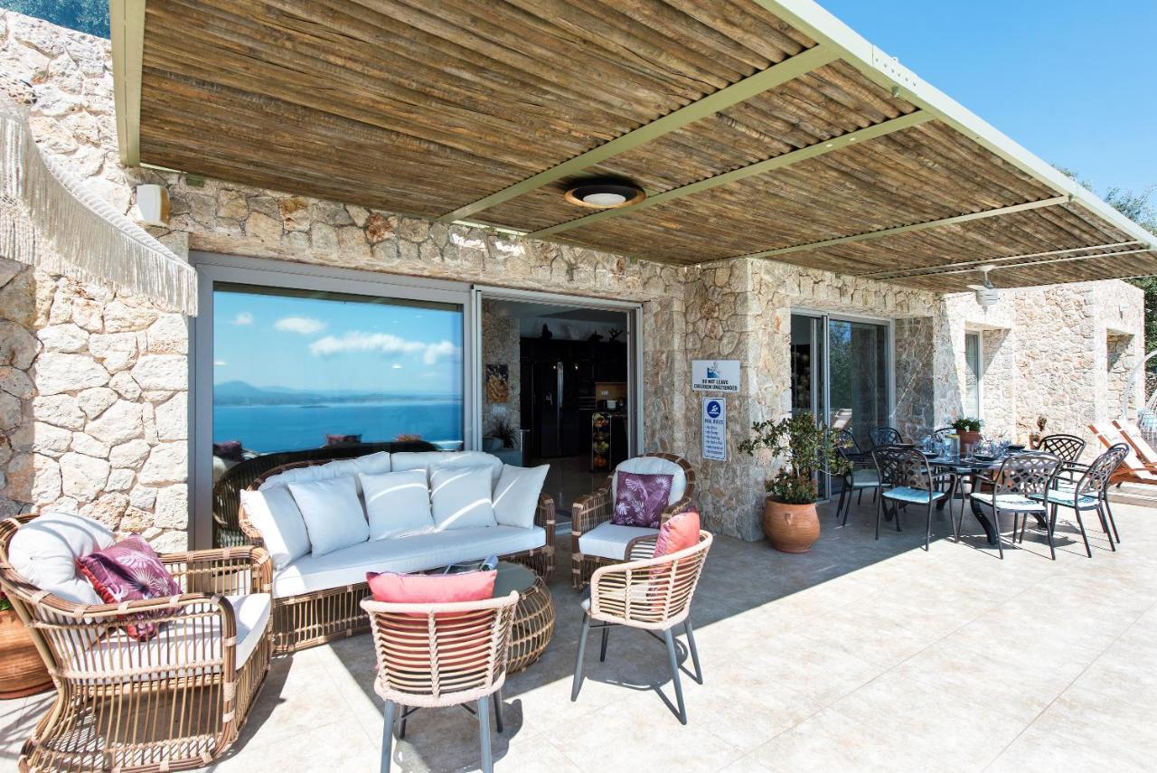 Summerwine Luxury Villa Sea View Private Pool Szpartílasz Kültér fotó