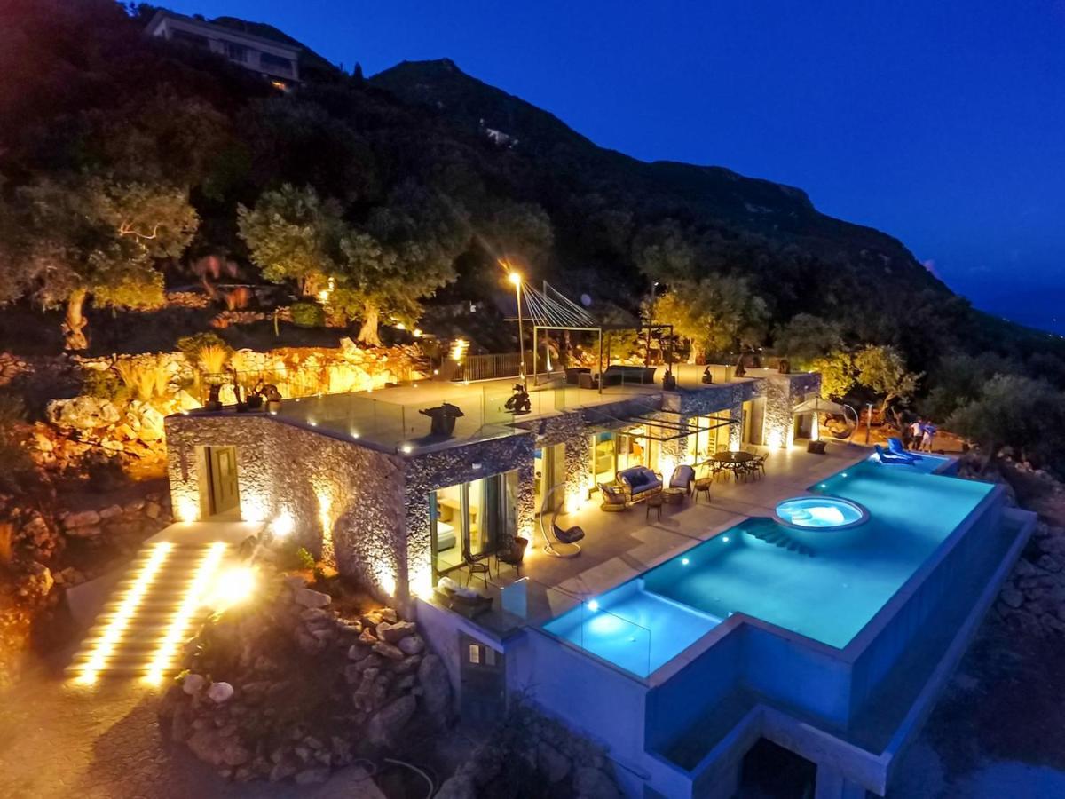 Summerwine Luxury Villa Sea View Private Pool Szpartílasz Kültér fotó